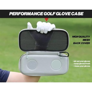 Golf Glove Case Zipper Closure Microfiber Fabric Outdoor Use <b>Men's</b> Storage <b>Pouch</b> - Product Image 4