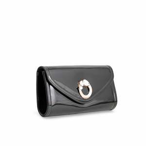 <b>Black</b> P24211 Formal <b>Evening</b> <b>Bag</b> Clutch - Product Image 2
