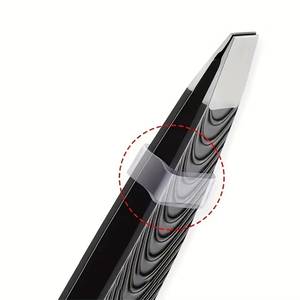 แหนบตัดขนตา Morje Surgical MS-ET-0007 ทำจากเหล็กกล้าไร้สนิมอย่างดี ขนาด 10 มม. ปลายเรียบ จับถนัดมือ ด้ามจับลายสีดำ - Product Image 2