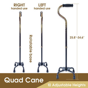 ไม้เท้าอะลูมิเนียมอัลลอยปรับความสูงได้110กก. สำหรับการผจญภัยกลางแจ้งช่วยเพิ่มความมั่นคงในการเดิน - Product Image 3