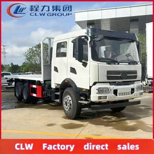 יצרן dongfeng 6*4 10 גלגלים בינלאומי מיטת משאית שטוח בינלאומית לשאת מחפר - Product Image 4