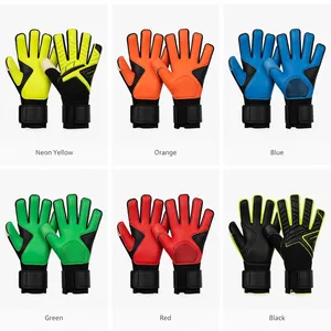 Gants de gardien de but de football unisexes, respirants, en latex, avec fermeture à boucle réglable, imperméables pour les sports de plein air - Product Image 5