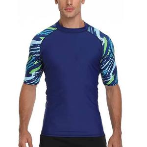 Camiseta de Protección UV para Hombre, Compresión, Manga Larga, para Natación, Playa y Surf - Product Image 3