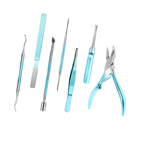 Chiropody Instrument <b>Kit</b> Stainless Steel Podiatry Instrument Set With Leather Case - Product Image 1