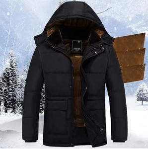 Manteaux pour hommes RNSHANGER, veste d'hiver pour hommes, veste épaisse à capuche imperméable, manteau chaud décontracté, manteau pour hommes - Product Image 5