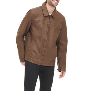 New Men's Casual <b>Sheep</b> <b>Skin</b> Leather <b>Jacket</b> Vintage Slim Fit Quilted Winter Breathable Windproof Custom Colors Men's <b>Jackets</b> - Product Image 4