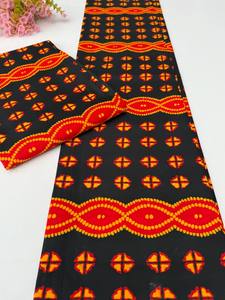 Tela Khanga con estampado de cera africana de alta calidad, Material de algodón del 100 por ciento para ropa y vestidos, proveedor de Isla de exportación Hitjem - Product Image 3