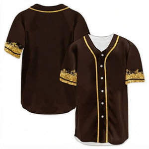 Camiseta de Béisbol Ligera Personalizada, Sublimada, con Botones, para Deportes de Equipo, Transpirable, 100% Poliéster, Malla Atlética, Ropa de Entrenamiento - Product Image 1