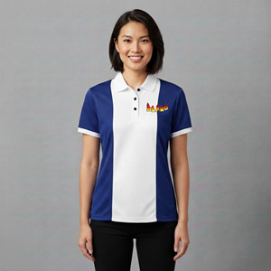 เสื้อโปโลผู้หญิงคุณภาพสูงสำหรับฤดูร้อน ผ้าฝ้าย 100% แห้งเร็ว ไม่เป็นขุย แขนสั้น สวมใส่สบาย - Product Image 1