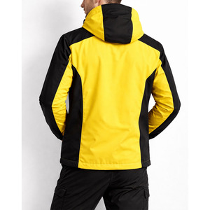 Chaqueta Softshell Impermeable con Capucha para Hombre, Chaqueta de Senderismo Cortavientos para Exteriores, Logotipo Personalizado, Ligera, Transpirable, Suministro al por Mayor OEM - Product Image 2