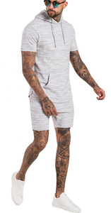 Camiseta de manga corta con cuello redondo para hombre, con logo personalizado, dobladillo curvo, para gimnasio y fitness, venta al por mayor 2026 OEM - Product Image 2