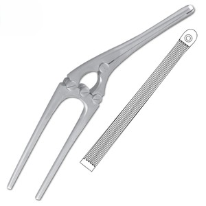 Pince chirurgicale intestinale <span class=keywords><strong>Payr</strong></span> Crushing en acier inoxydable, manuelle, certifiée CE, réutilisable, pour usage hospitalier, Metal Med Corporation - Product Image 5