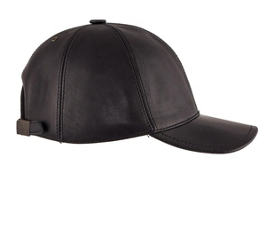 Gorras de Cuero Sintético Lisas Listas para Impresión Personalizada al por Mayor, Gorra de Béisbol de Cuero Personalizada con Bordado 3D, MOQ Bajo - Product Image 3