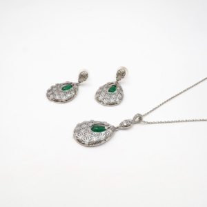 Best Premium Quality Onyx Drop Earning And Pendant Modern Fashion Jewelry OEM Custom Wholesale Supplier Export Quality - Product Image 3