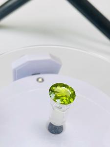 Péridot naturel certifié IGI, taille ovale, 4,68 carats, couleur verte premium, clarté excellente, qualité supérieure, lustré, origine Brésil - Product Image 5