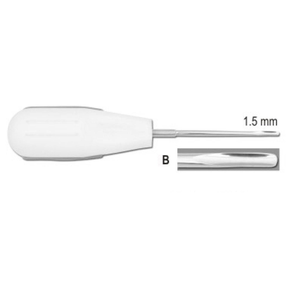 Juego de 5 Elevadores de Raíces con Mango de Plástico |   Acero Inoxidable de Primera Calidad - Product Image 4