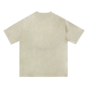 Fabrication en usine de t-shirts imprimés en relief de haute qualité, sur mesure, faible MOQ, vente en gros, t-shirts en coton imprimés en relief pour l'été - Product Image 2