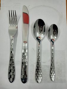 Ensemble de couverts modernes en acier inoxydable, finition miroir, passe au lave-vaisselle, vaisselle de mariage - Product Image 6