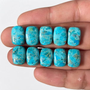 Turquesa azul Mohave, cabujón largo en forma de cojín, piedra preciosa suelta para la fabricación de joyas - Product Image 6