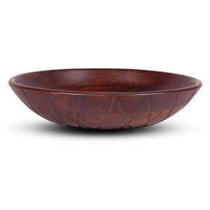 ชามไม้แกะสลักลายด้วยมือ ชามไม้มะม่วงสำหรับเสิร์ฟอาหาร สลัด พาสต้า ซีเรียล ข้าวโพดคั่ว ชามตกแต่งบนเคาน์เตอร์ครัว - Product Image 6