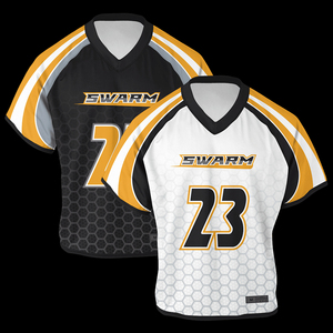 Maillot de lacrosse personnalisé par transfert thermique, short respirant réversible pour hommes et femmes, séchage rapide, extensible, pour entraînement sur terrain - Product Image 2