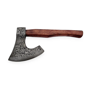Hache en acier Damas de qualité supérieure, manche en bois fait main, outil de coupe forestière, fournisseur en gros - Product Image 1