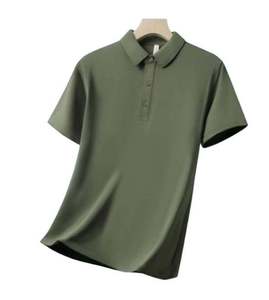 Camiseta Polo Personalizada con Logotipo Frontal para Hombre, 100% Algodón, Tejido Liso, Transpirable, Lavado - Product Image 3