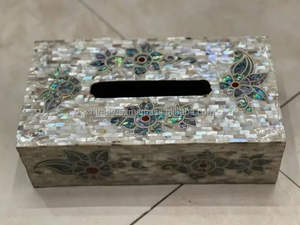 Porte-serviettes en nacre classique, fait main, imperméable, pour cadeaux en Inde - Product Image 2