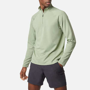 Ropa de Trabajo para Exteriores, Ropa Deportiva de Golf para Hombre, Sudadera de Golf con Cierre de Cremallera de un Cuarto, Color Personalizado, Forro Polar, Sudadera para Equipo, Puños Elásticos - Product Image 1