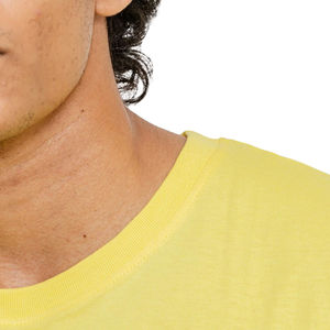 T-shirt pour homme style streetwear été, sensation de fraîcheur, respirant, 100% coton, coupe ample, manches courtes, uni - Product Image 5