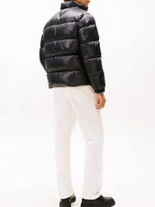 New Trendy Style Winter Windproof Warm Stand Collar Puffer <b>Jacket</b> for Men Outdoor Men's Shiny Down Luxury Bubble <b>Jacket</b> For Men - Product Image 2