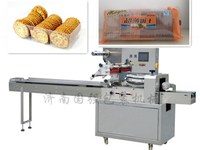 Machine d'emballage de flux sandwichs pâtisserie oreiller emballeur mini automatique biscuits oreiller machine d'emballage pour les petites entreprises