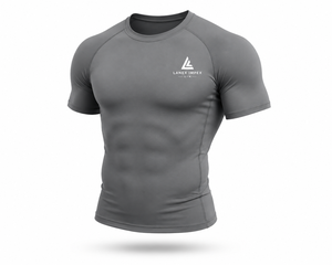 <b>Men's</b> <b>Compression</b> Gym T-<b>Shirt</b> Quick Dry Athletic Fitness Training Tee Custom Logo Sportswear Moisture Wicking Stretch Workout - Product Image 2