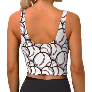 BIN FATEH Ropa Deportiva para Mujer, Sujetador Deportivo Sublimado, Sin Costuras, Transpirable, Sujetador Deportivo para Mujer, Secado Rápido, Ropa Interior para Adultos - Product Image 2