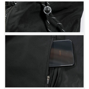 Ensemble de survêtement coupe-vent tendance, faible MOQ, fournisseur de vêtements de sport, direct usine, vestes en nylon style athlétique hip-hop - Product Image 6