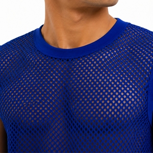 Débardeur de sport respirant en mesh premium pour homme, vêtements de sport confortables pour la musculation - Product Image 5