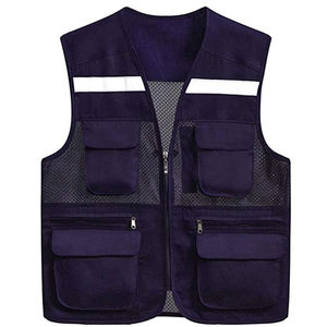 Chaleco de Seguridad Reflectante de Alta Visibilidad Clase 2 ANSI EN ISO 20471 con Luz LED Intermitente, Logotipo Personalizado, Ropa de Trabajo para Hombre, Halex International, Hecho en Pakistán - Product Image 4