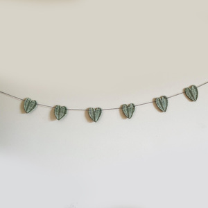 Suministros para regalos del Día de San Valentín, guirnalda de ratán hecha a mano, decoración de pared, guirnaldas tejidas de alta calidad - Product Image 4