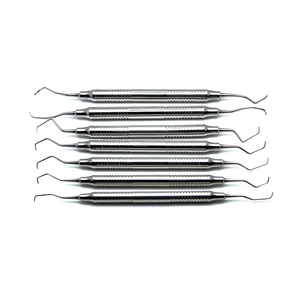 Juego de 7 Piezas de Instrumentos Dentales para Limpieza de Dientes, Curetas Periodontales, Raspadores, Herramienta de Blanqueamiento Dental para Cuidado Bucal - Product Image 2