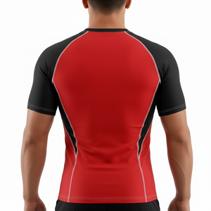 Wholesale Men's Sunblock Swimming <b>Surf</b> T-shirt Quick Dry Rash Guard Men compression Baselayer - Product Image 2