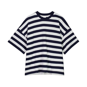 Camiseta extragrande de algodón 100% OEM/ODM de 280 GSM para mujer, camiseta cuadrada con estampado personalizado, camiseta de cuello redondo de alta calidad para mujer - Product Image 6