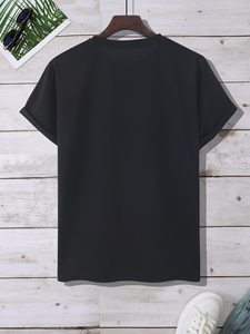 <b>Black</b> Tshirt Mens T <b>Shirts</b> Men's Short Sleeves Fitted T-<b>shirts</b> for Men - Product Image 2
