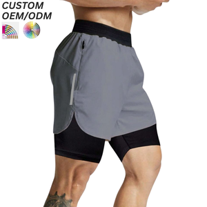 Shorts en coton uni pour hommes, coupe décontractée, tissu doux, respirant, anti-UV, imperméable, logo personnalisé, support OEM ODM pour la vente en gros - Product Image 5