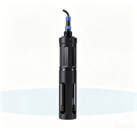 Capteur numérique HCRZ HCRZ-NH4 pour l'azote ammoniacal (0-100 mg/L) et le pH de l'eau, sans réactif, autonettoyant, IP68, RS-485/Modbus, qualité de l'eau