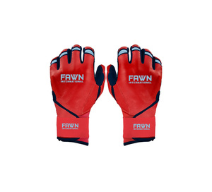 Premium quality Goat Leather Baseball Batting Gloves Premium Quality <b>Hook</b> And Loop Closer Leather Batting Gloves - Product Image 1