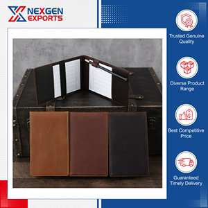 Porte-cartes de score de golf en cuir PU fabriqué en Inde avec porte-crayon, personnalisable, OEM/ODM disponible, prix attractif - Product Image 2