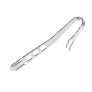Retractor de Rodilla con Palanca Ósea HOHMANN, Curvo 180–240 mm, Punta en U Biselada, Elevador de Acero Inoxidable para Cirugía Ósea Ortopédica - Product Image 2