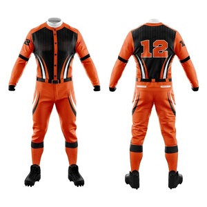 Servicio OEM Ropa de entrenamiento Uniforme de béisbol Nuevo diseño 100% Poliéster Transpirable Secado rápido Color personalizado Logotipo Precio bajo - Product Image 2