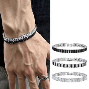 Pulsera de Moissanita Plateada para Mujer, Elegante y Brillante, Idea de Regalo para Compromiso o Aniversario - Product Image 5