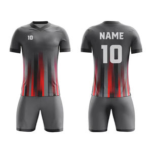 OEM Custom Breathable Soccer Wear Full Set Football <b>Kit</b> Including Jersey T-shirt with Personalized Uniform for Football Players - Product Image 1